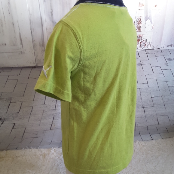 Puma green blue tee short sleeve shirt sz 3T - Picture 4 of 5